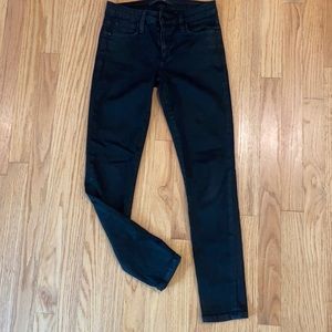 Joes Skinny Ankle Black Jeans Size 26